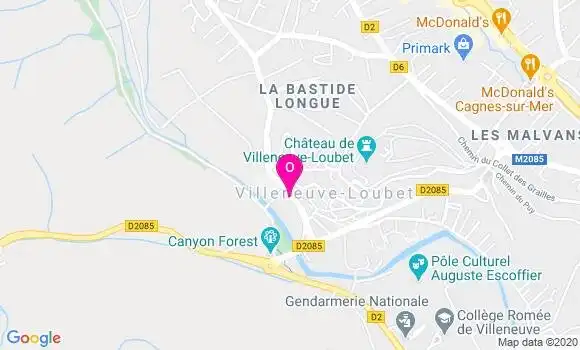 Localisation Aline Maire Louvet