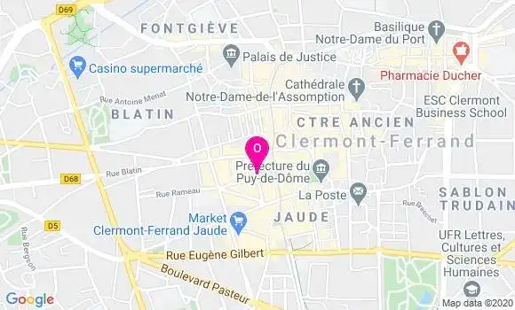 Localisation Caroline Chabanne