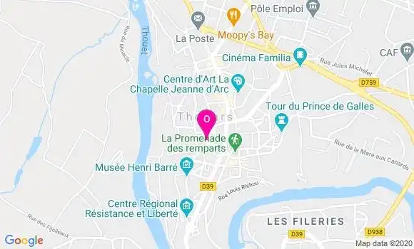 Localisation Rachel Vernier Normand