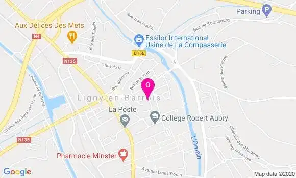 Localisation Audrey Paillardin