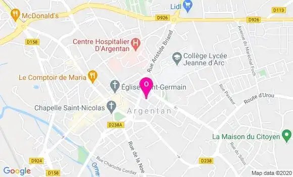 Localisation Christine Bayle Morin