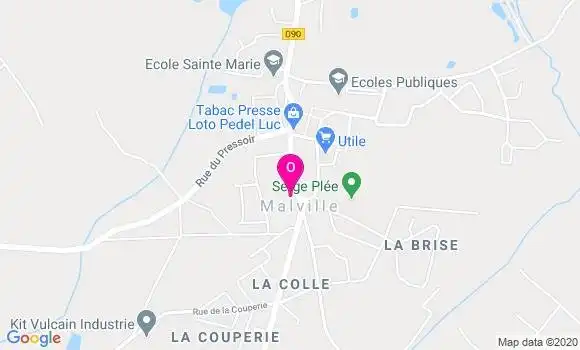 Localisation Marie Bruneteau