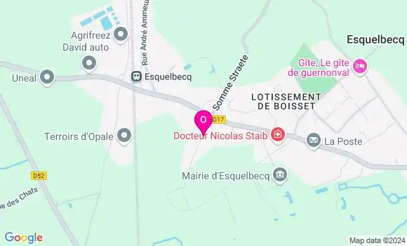 Localisation Lise Moreau Deram