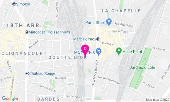 Localisation Odile Constant