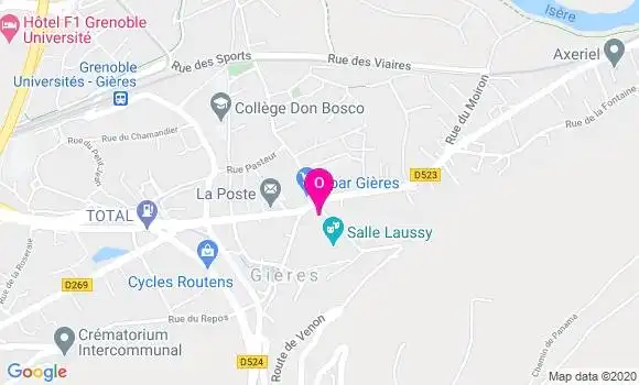 Localisation Lysiane Maurin Porte