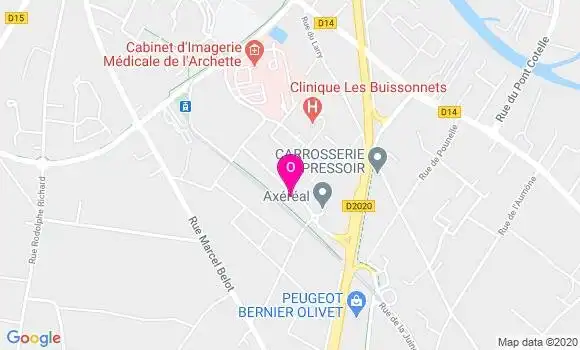Localisation Isabelle Greiner