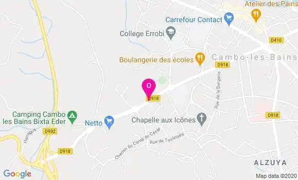 Localisation Francoise Iharour