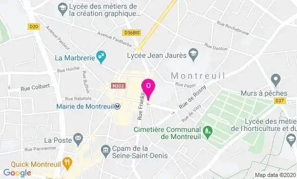 Localisation Imanne Boussefa