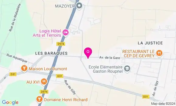 Localisation Laurence Maume