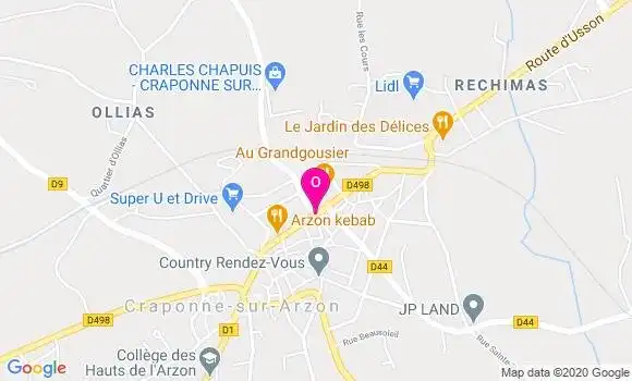 Localisation Astrid Croizat