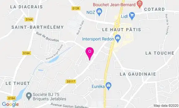 Localisation Laure Tranchevent