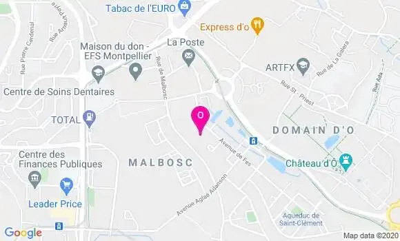 Localisation Laurene Pillod