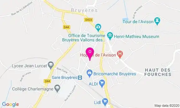 Localisation Sabine Robert
