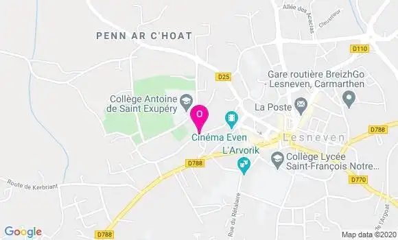Localisation Catherine Lavanant