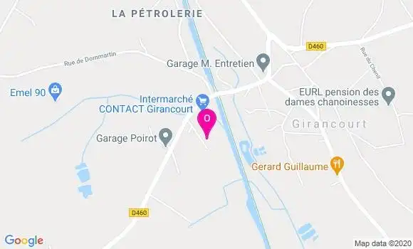 Localisation Julie Pierrel
