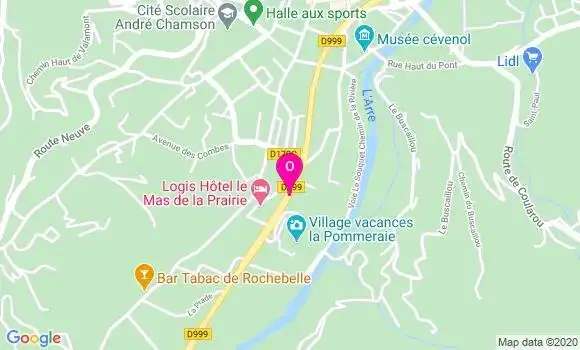 Localisation Geraldine Martinez