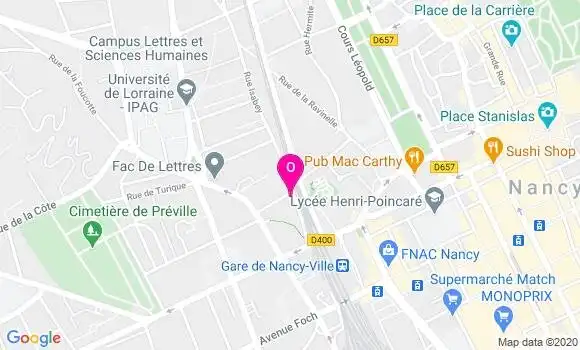 Localisation Ingrid Bruant