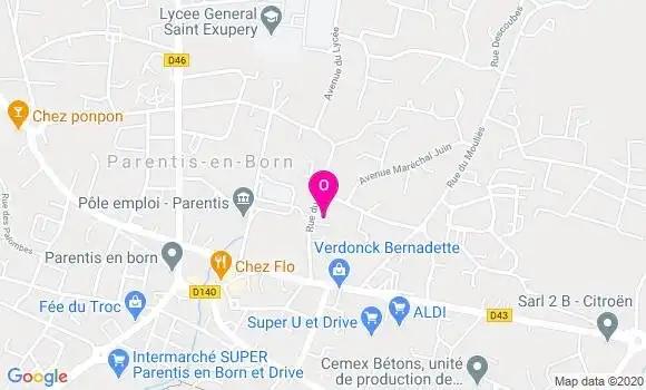 Localisation Catherine Frouin