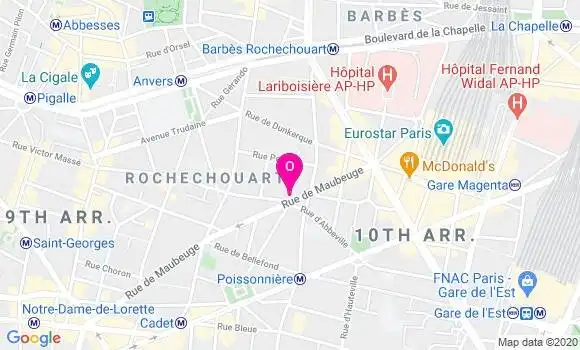 Localisation Amandine Sayegh