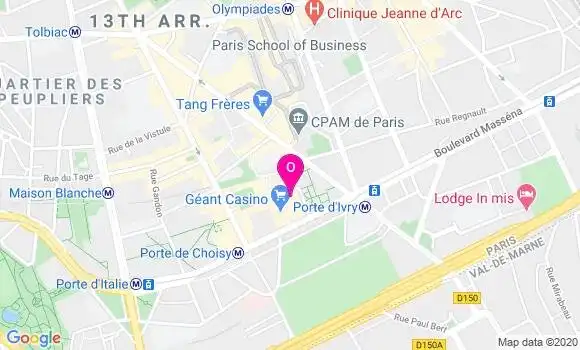 Localisation Maud Lescene