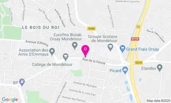 Localisation Bernadette Luzergues