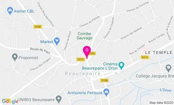 Localisation Susie Bianciotto Rentero