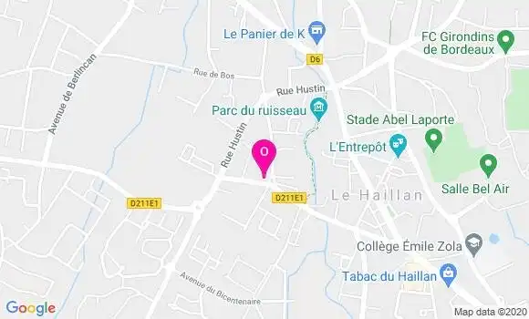 Localisation Pauline Coiffard