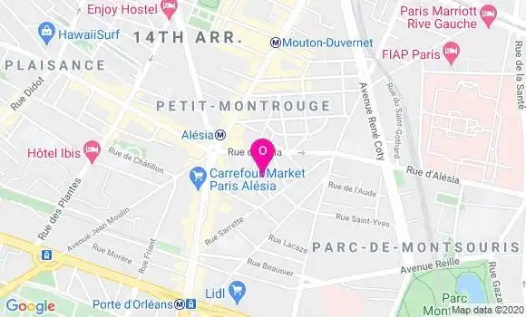 Localisation Vanessa Caron Theillaud