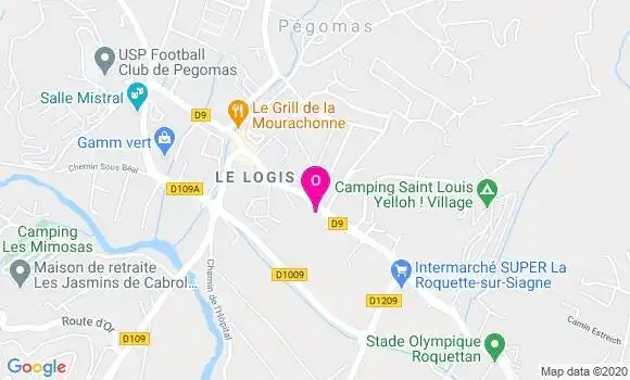 Localisation Pauline Blanchard