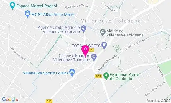 Localisation Elisabeth Saint Martin Lamarque