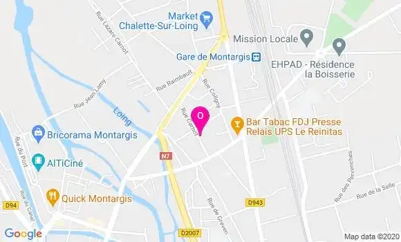 Localisation Isabelle Doulcier