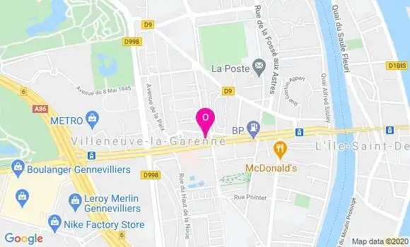 Localisation Ines Martin