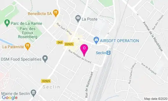 Localisation Aurore Bentein