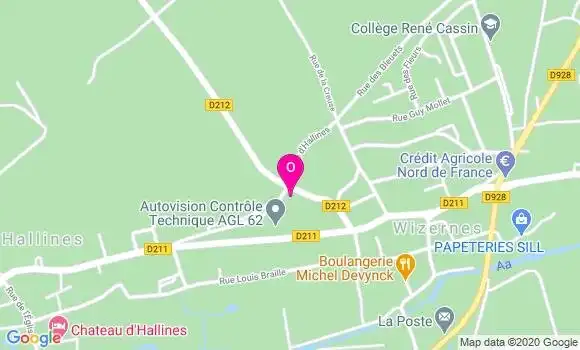 Localisation Anne Julie Evrard