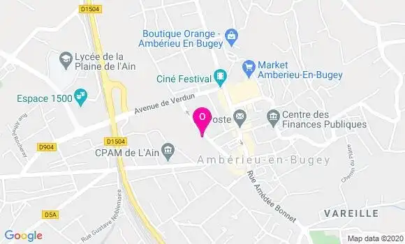 Localisation Marine Blein Mazuy