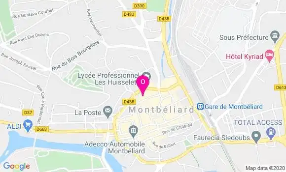 Localisation Corinne Monnin