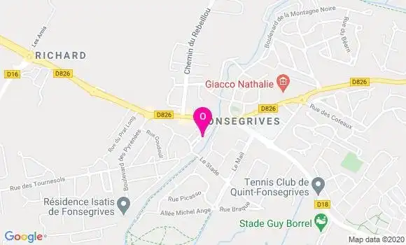 Localisation Claire Susigan