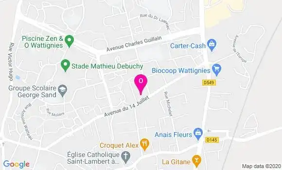Localisation Laure Danaux
