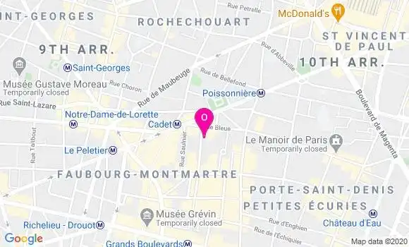 Localisation Clarisse Roger