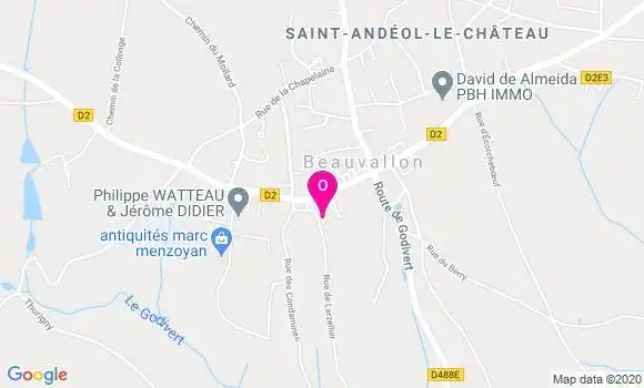 Localisation Ophelie Daumeries