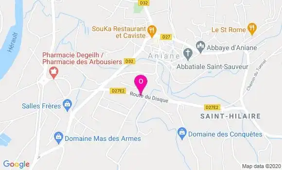 Localisation Jeanne Cazals