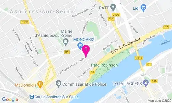 Localisation Claire Malergue