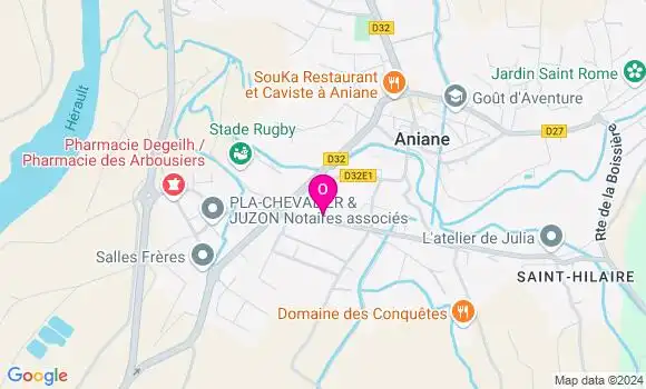 Localisation Chrystelle Rieg