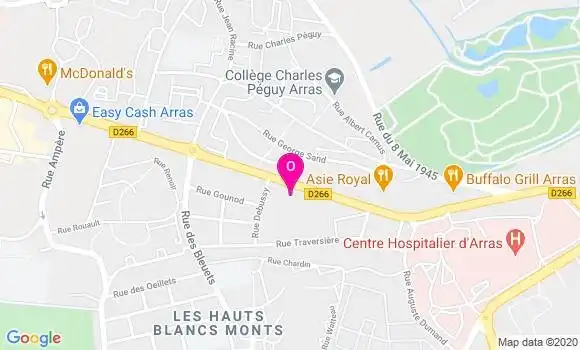Localisation Amandine Polveche