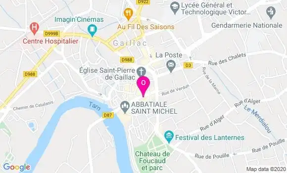 Localisation Delphine Oliva