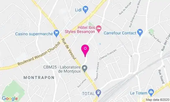 Localisation Adeline Cholley