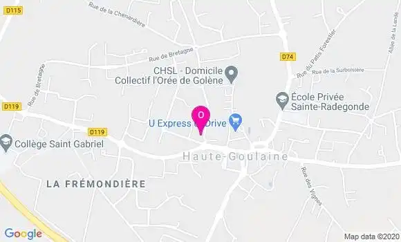 Localisation Sabine De Compte