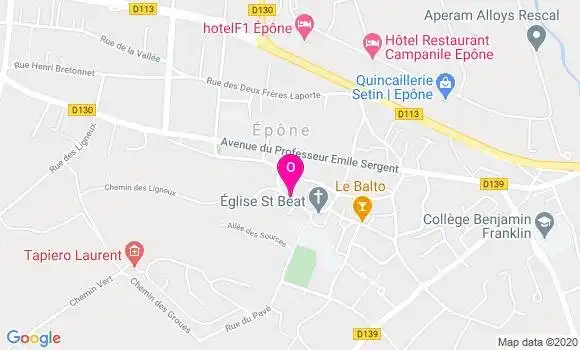 Localisation Evelyne Roupie
