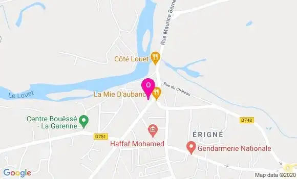 Localisation Anne Claire Bourget