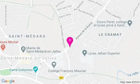 Localisation Amy Jouberton